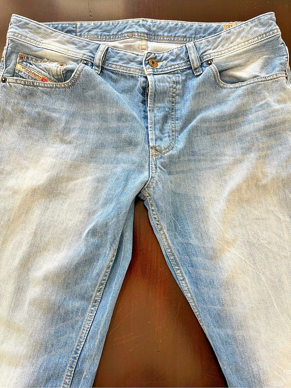 Diesel Larkee Straight Jeans Blue Waist 36